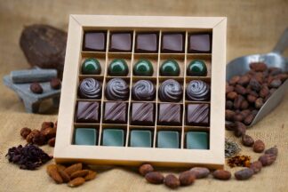Boîte de chocolats - 25 bouchées - BIO